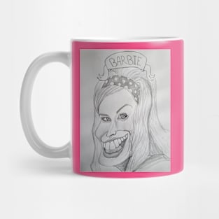 Pencil Barbie Mug